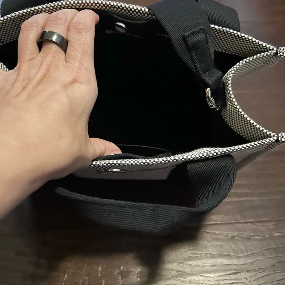 Stylish Black and White Bag - Picture 3 of 3